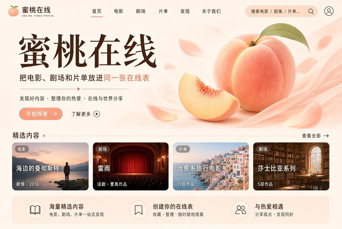 蜜桃在线在线影视内容封面